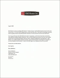 C & K Market Endorsement